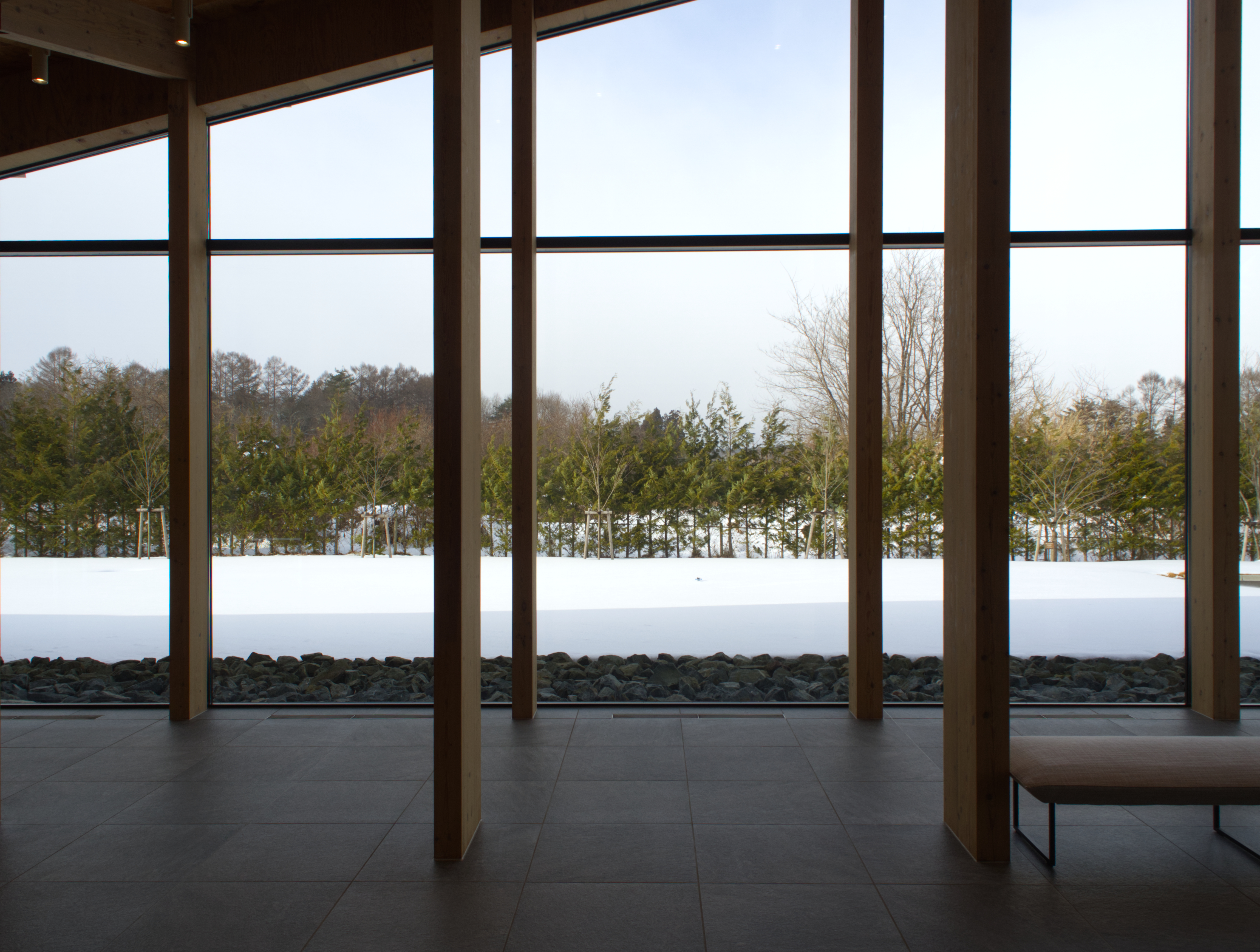 Lobby of Grand Seiko Studio Shizukuishi